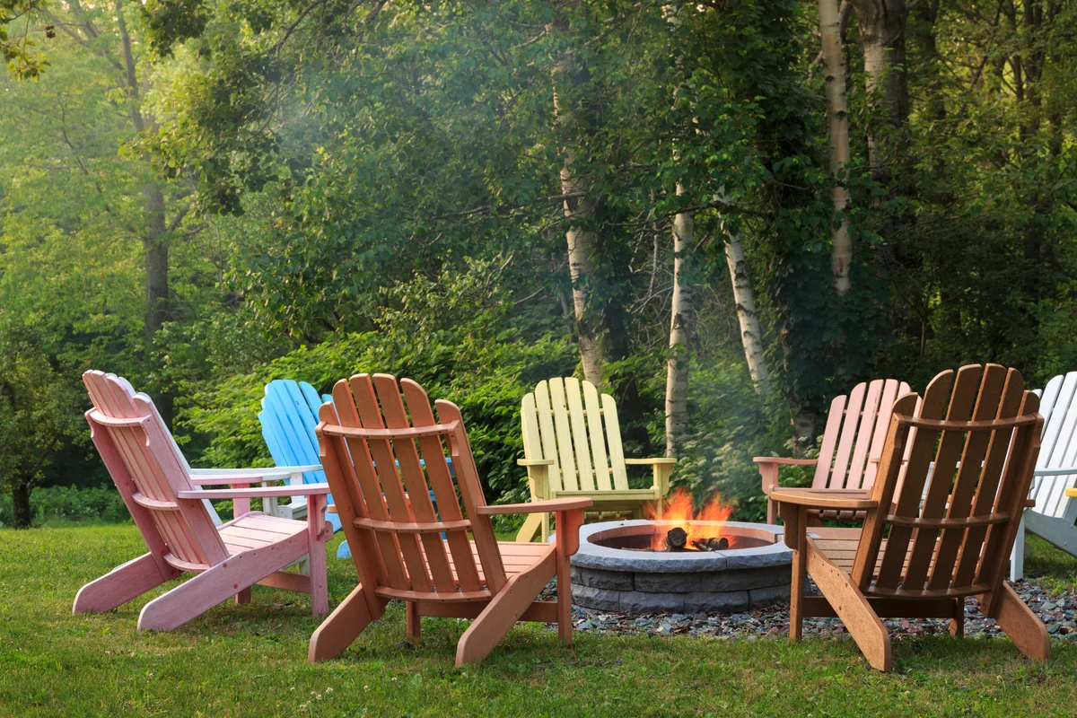 cozy outdoor fire pit