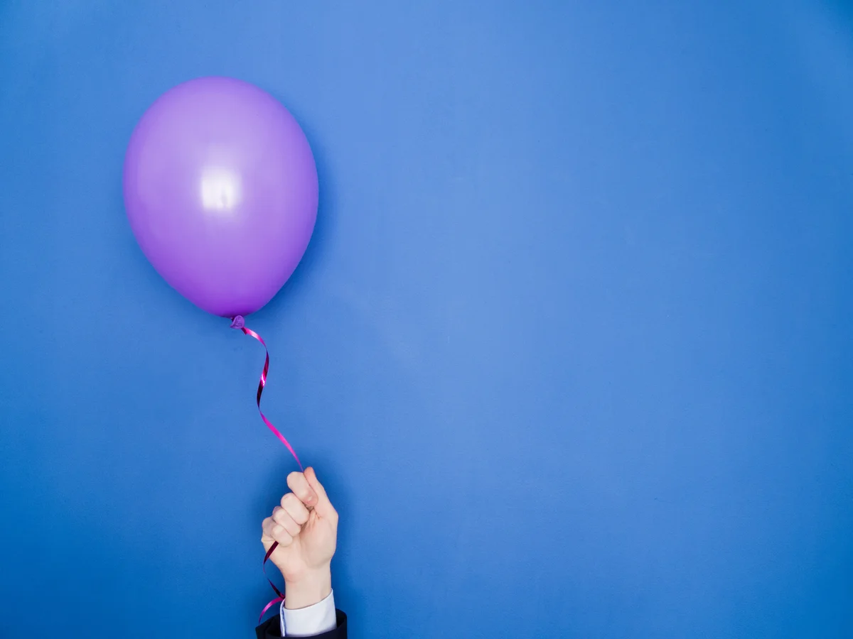 purple balloon