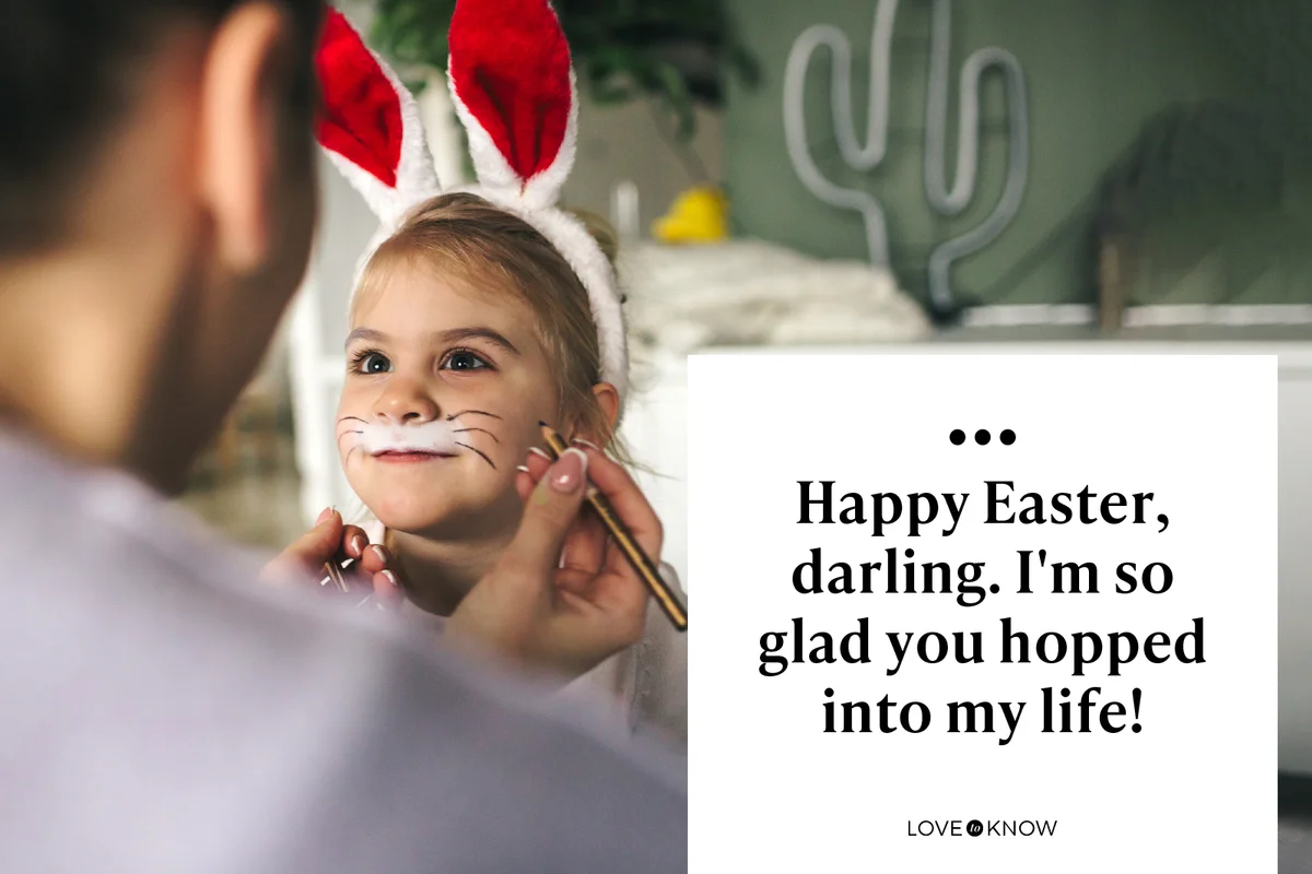 Face painting for little Easter bunny