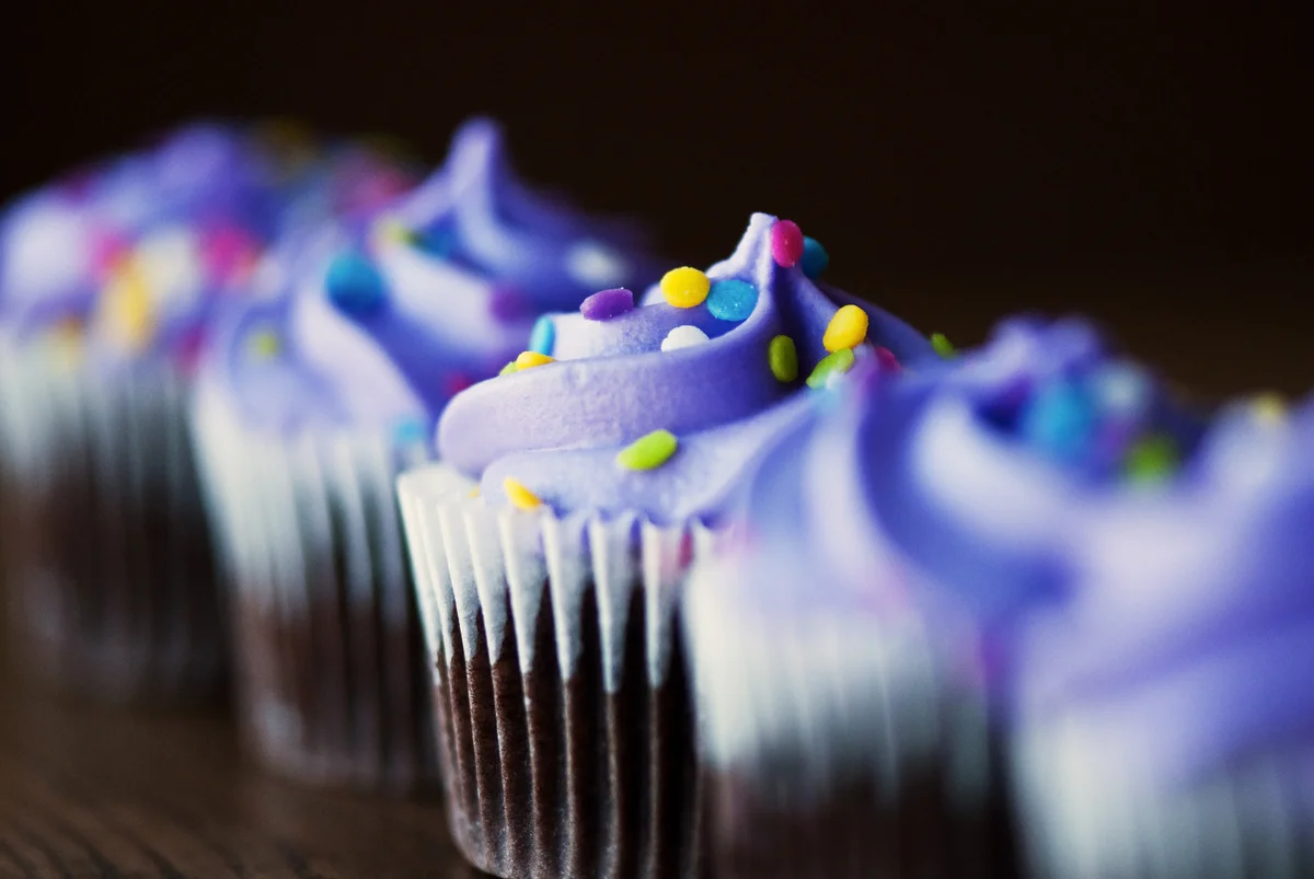 colorful cupcakes