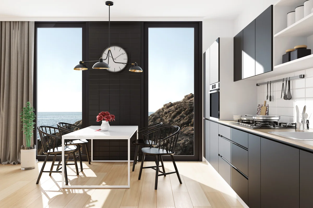 Kitchen with functional design