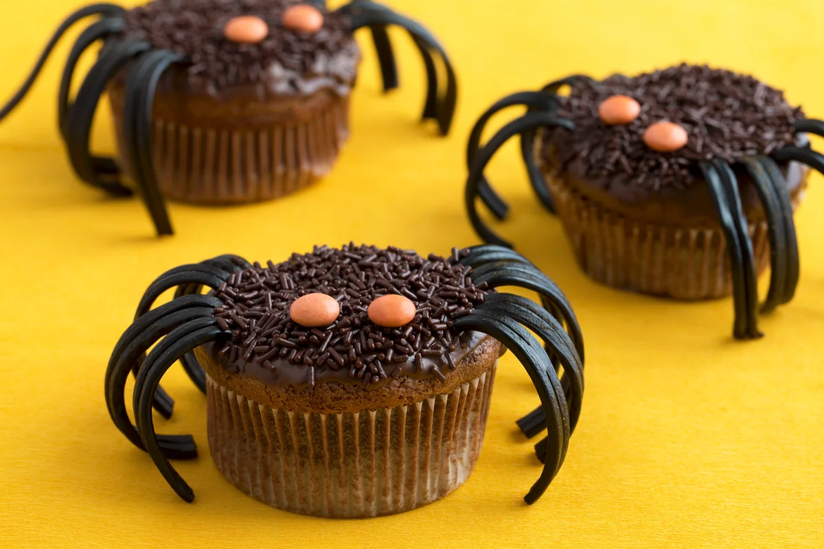 spider cupcakes