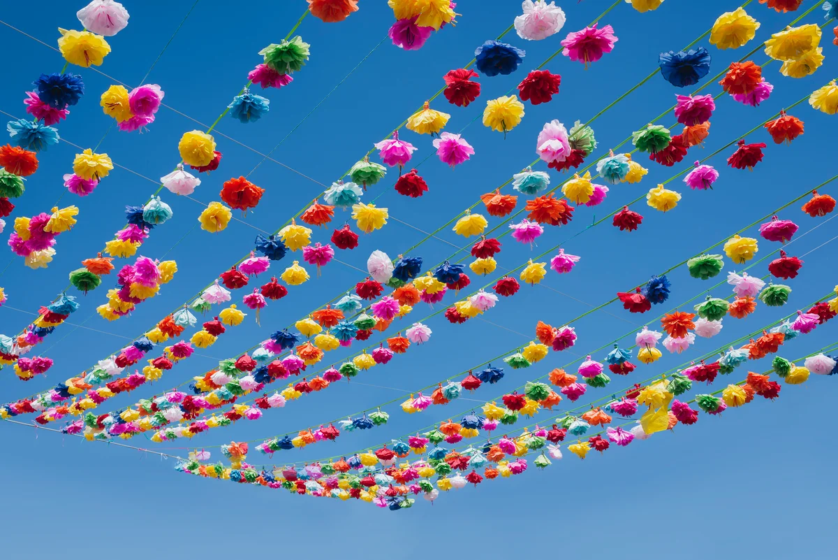 tissue fiesta flowers