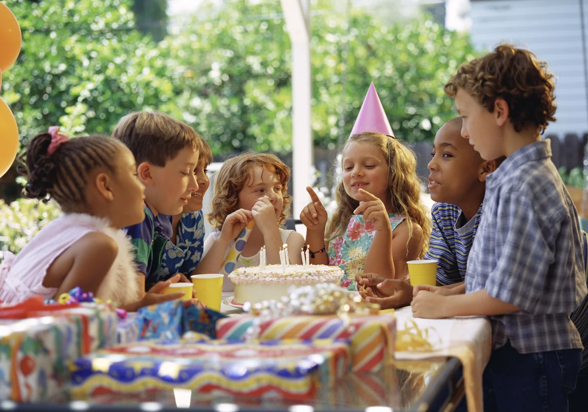 kids at a party