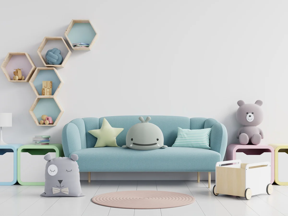 honeycomb wall shelves