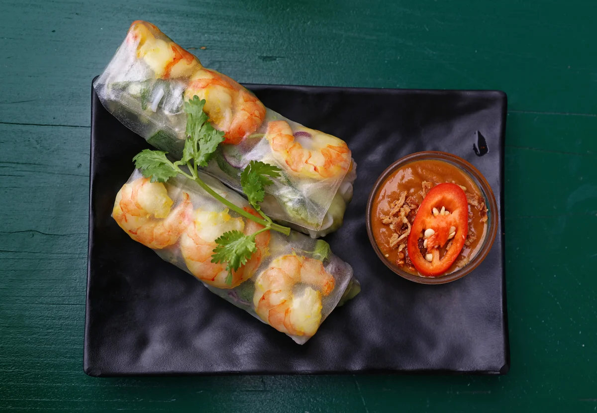 shrimp spring rolls