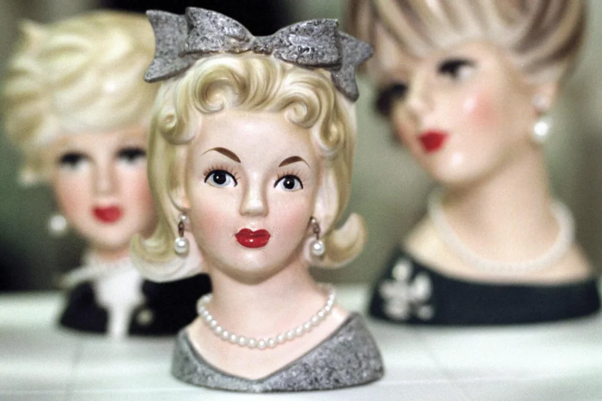 collectible lady head faces