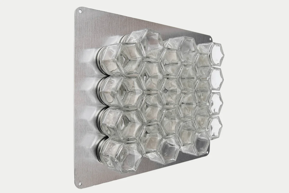 Wall Plate Base For Magnetic Spice Jars