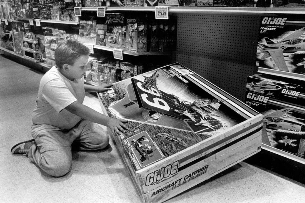 looking over a GI Joe Aircraft Carrier