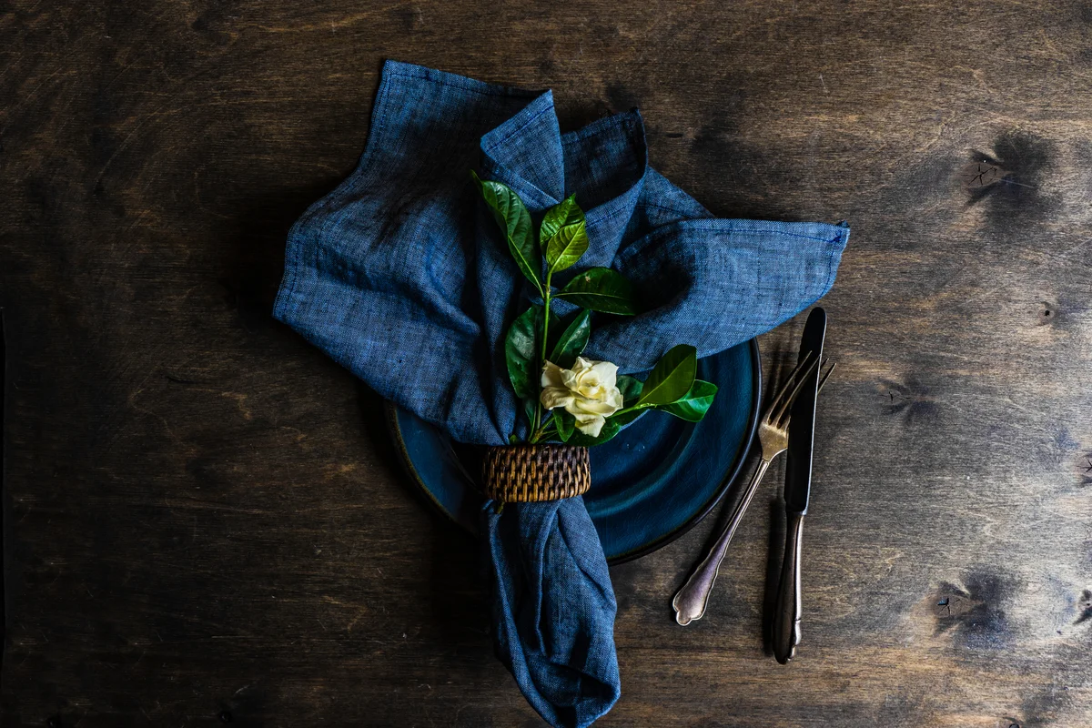 rustic place setting