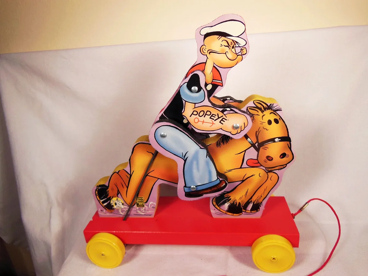 Popeye Pull Toy Fisher Price