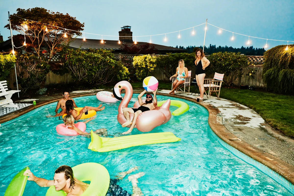 summer pool party
