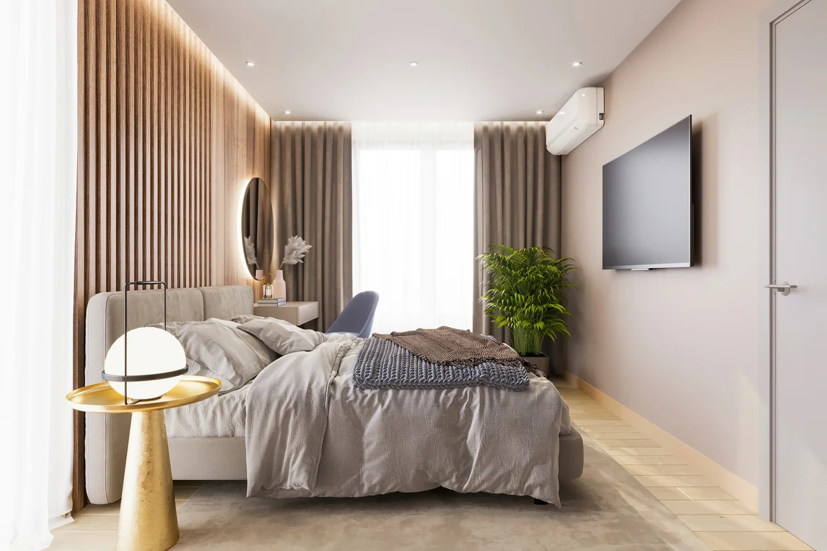 wood slat walls
