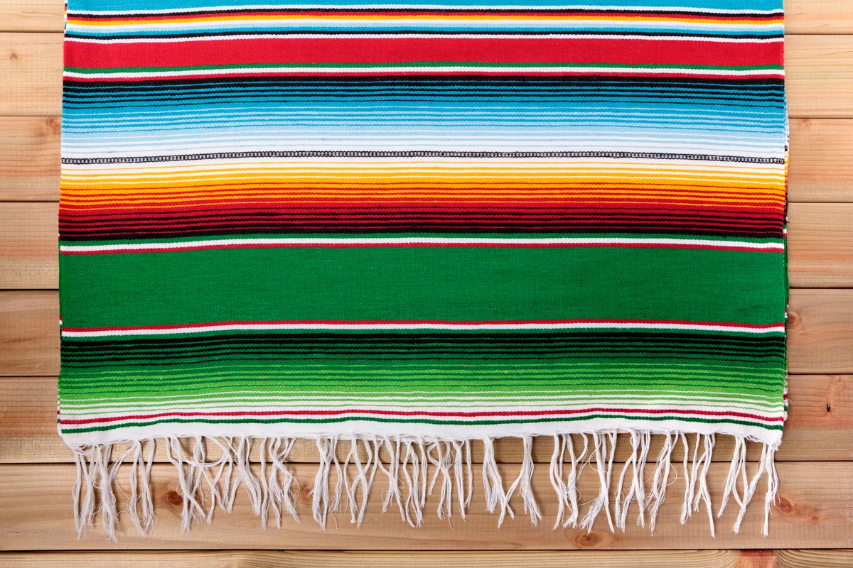 colorful serape blanket