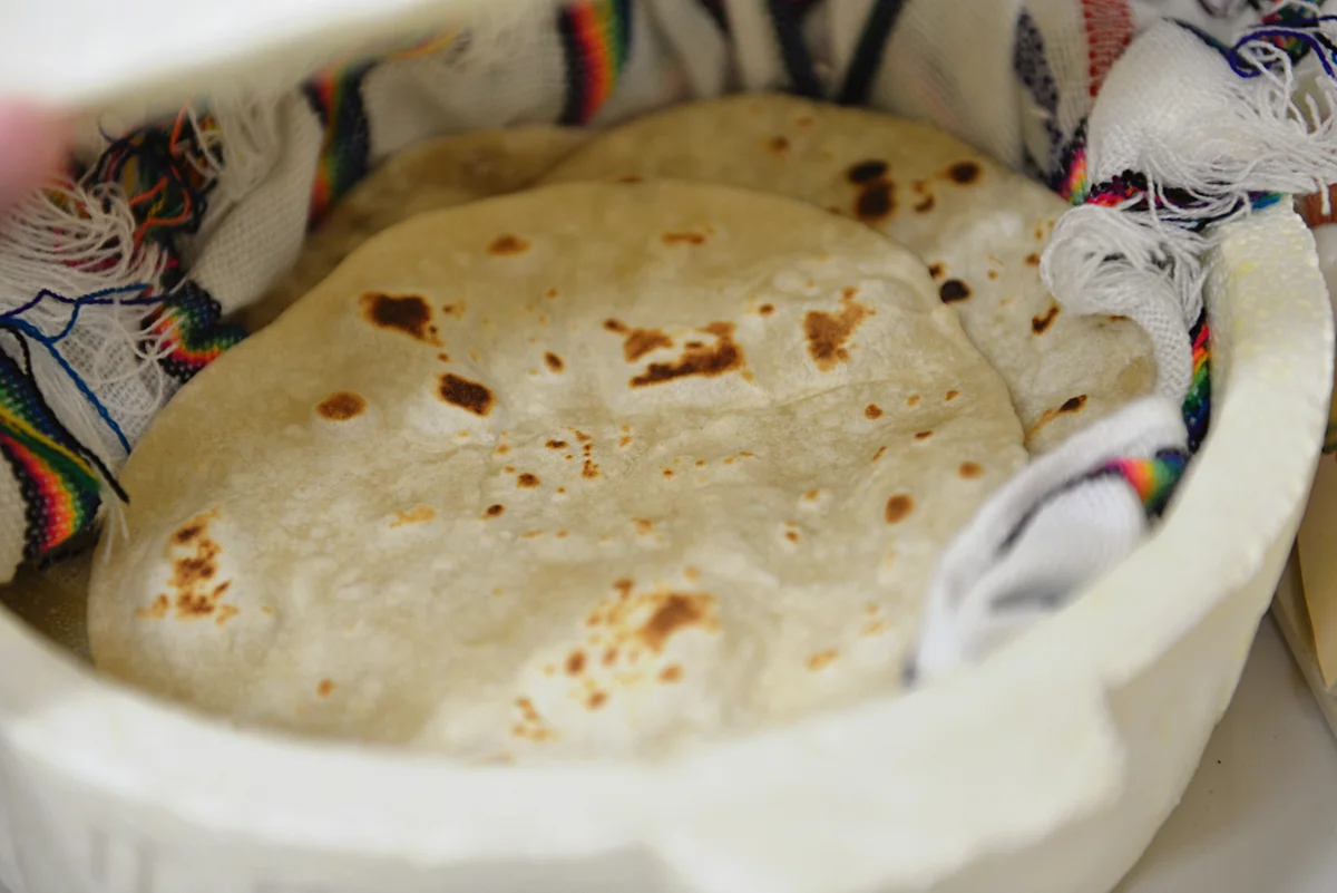 homemade tortillas
