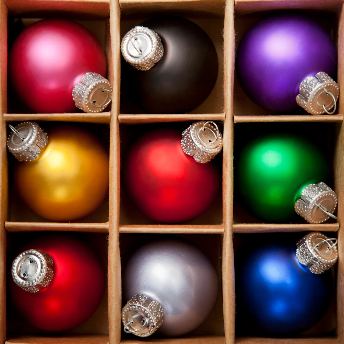 box of ornaments