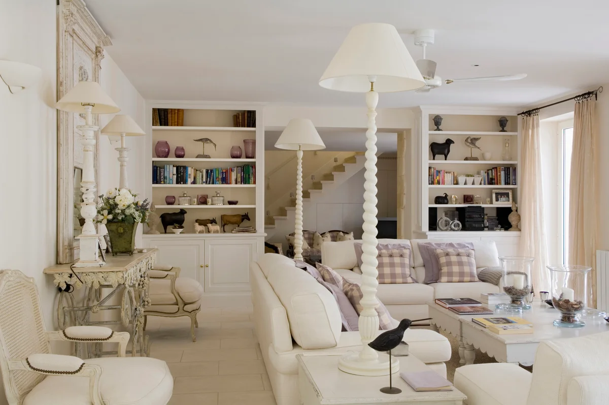 white walls