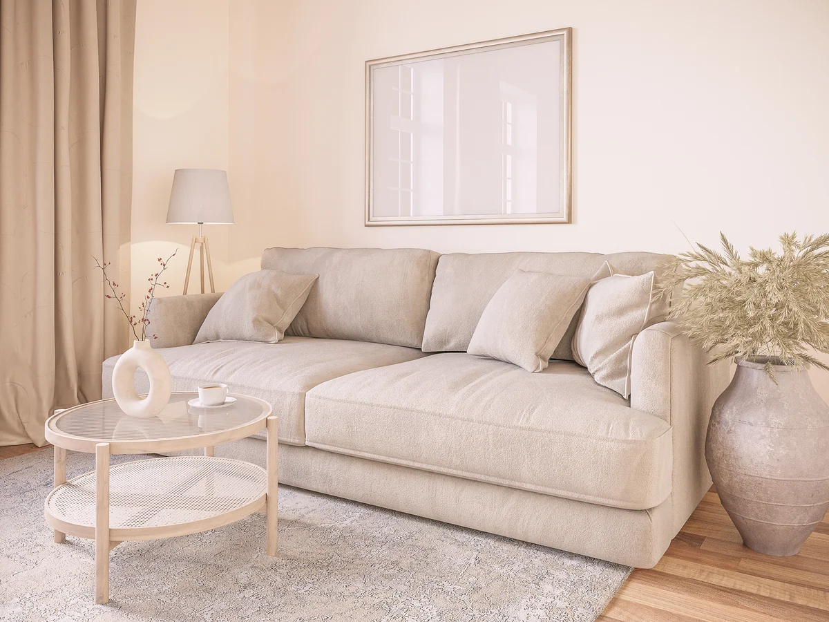 warm monochrome room