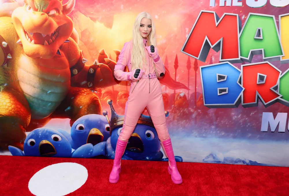 LOS ANGELES, CALIFORNIA - APRIL 01: Anya Taylor-Joy attends a Special Screening of Universal Pictures' "The Super Mario Bros. Movie" at Regal LA Live on April 01, 2023 in Los Angeles, California.