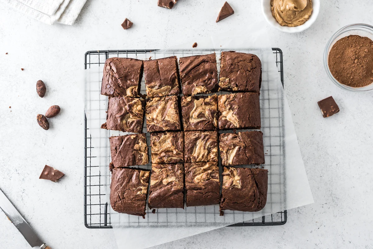 chocolate peanut butter brownies