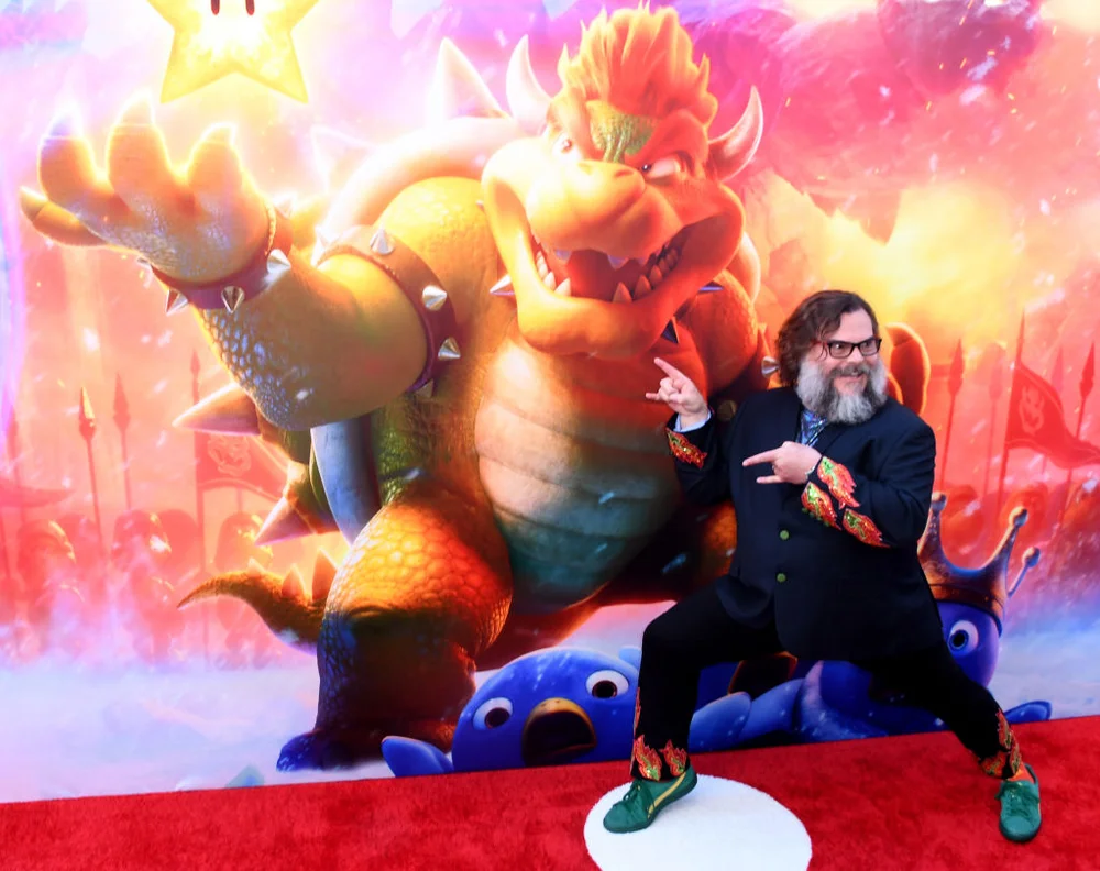 LOS ANGELES, CALIFORNIA - APRIL 01: Jack Black attends the Special Screening Of Universal Pictures' "The Super Mario Bros. Movie" held at Regal LA Live on April 01, 2023 in Los Angeles, California.