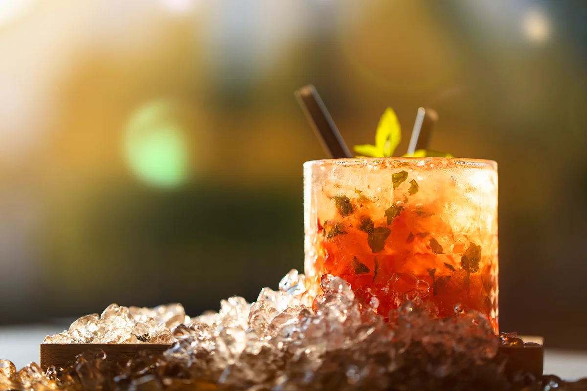 berry caipirinha