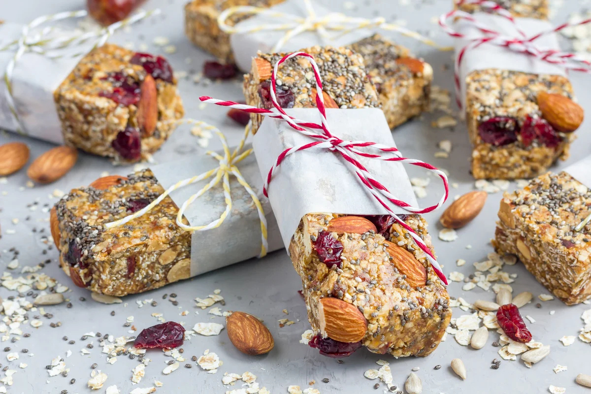 Homemade granola bars