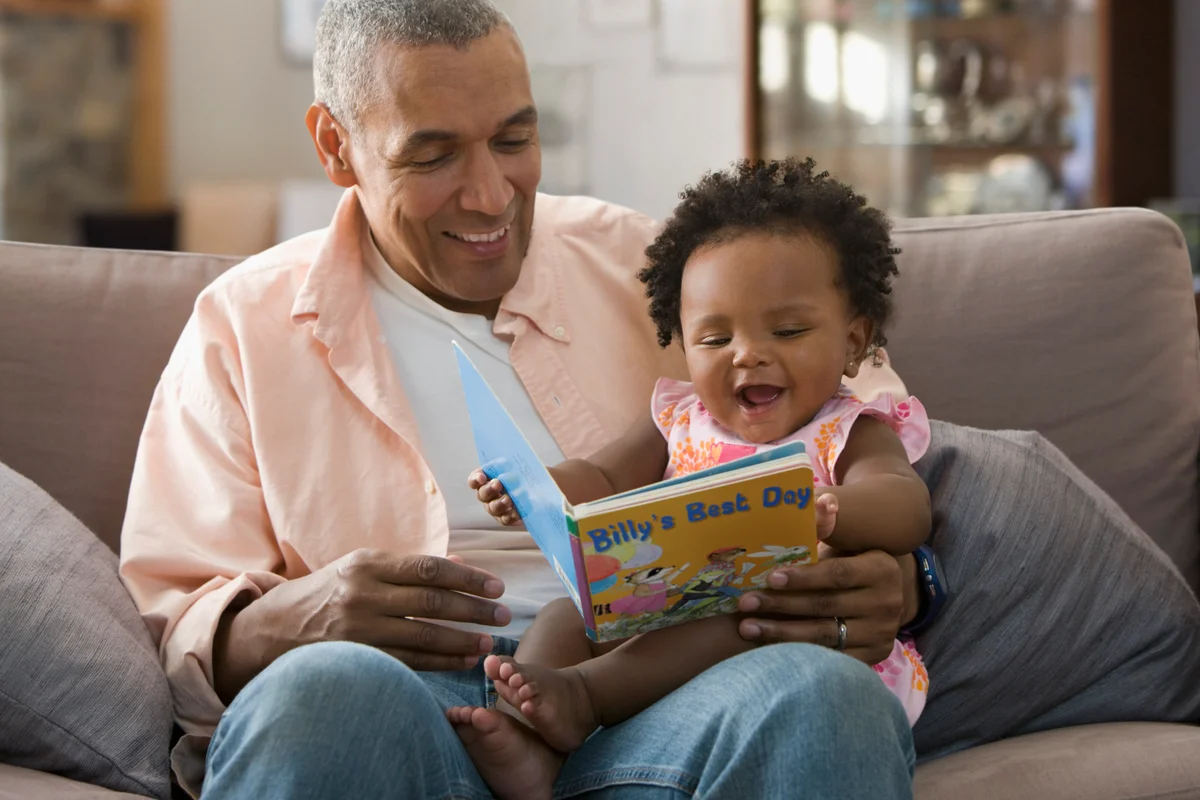 Father reading