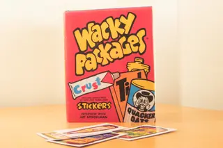 wacky packages rare cards Wacky Packages ANS All New Series I One 55 Sticker Trading Card Set Topps  2004 main image 0