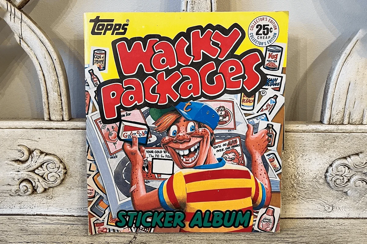 Vintage Wacky Packages Sticker Book