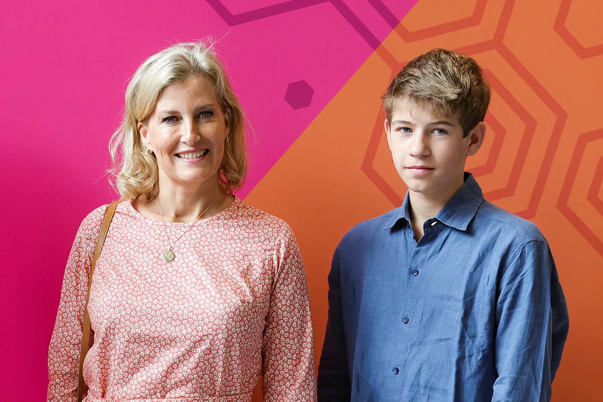 Sophie, Countess of Wessex and son Earl James