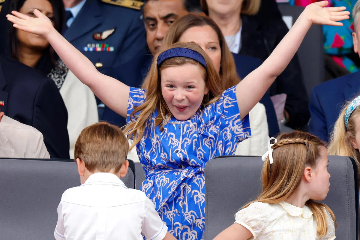 Prince Louis of Cambridge, Mia Tindall and Princess Charlotte of Cambridge