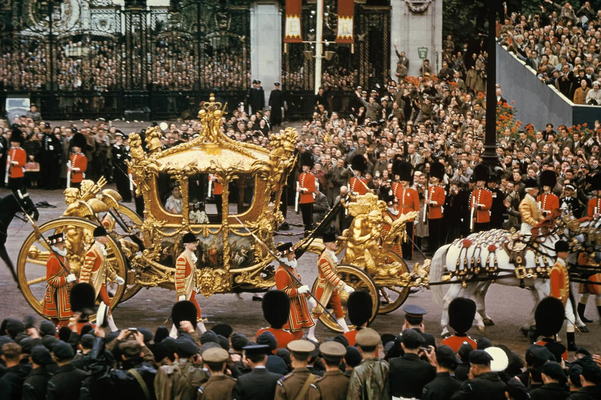 Queen Elizabeth, just after the crowning