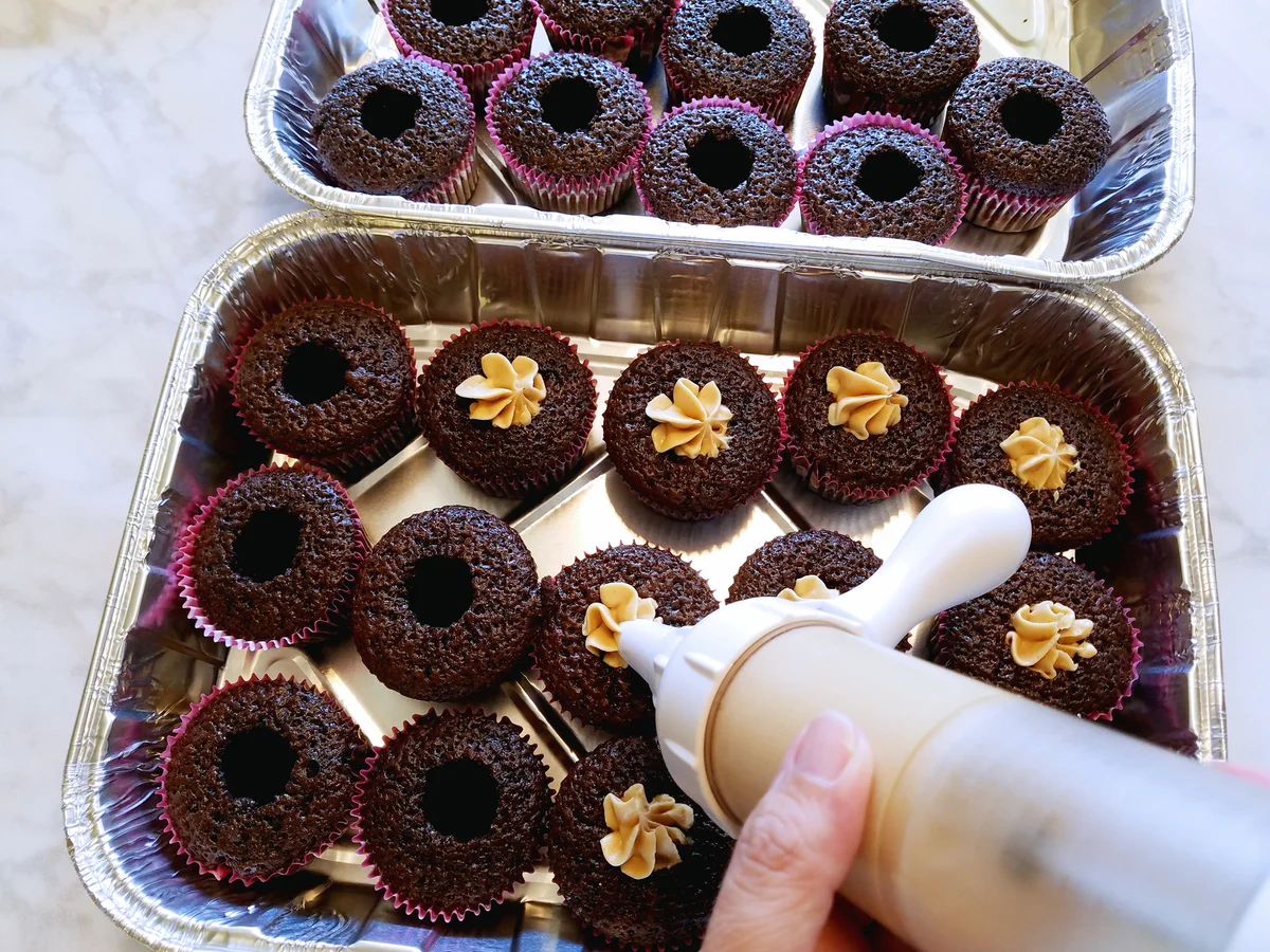 whipped peanut butter filling