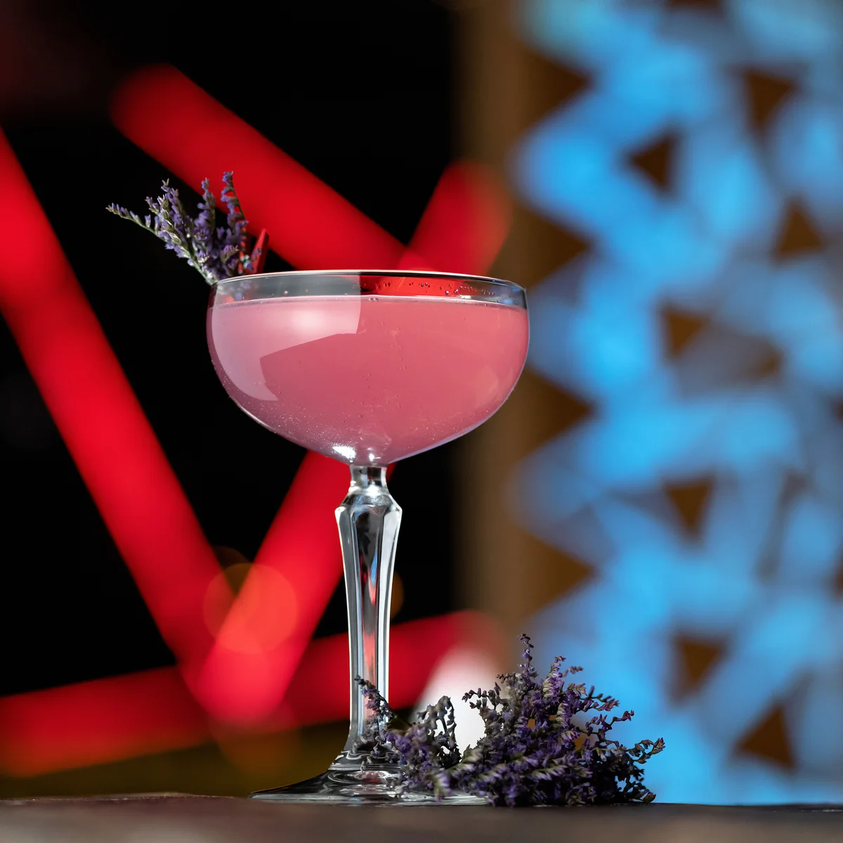 pink elephant lavender martini