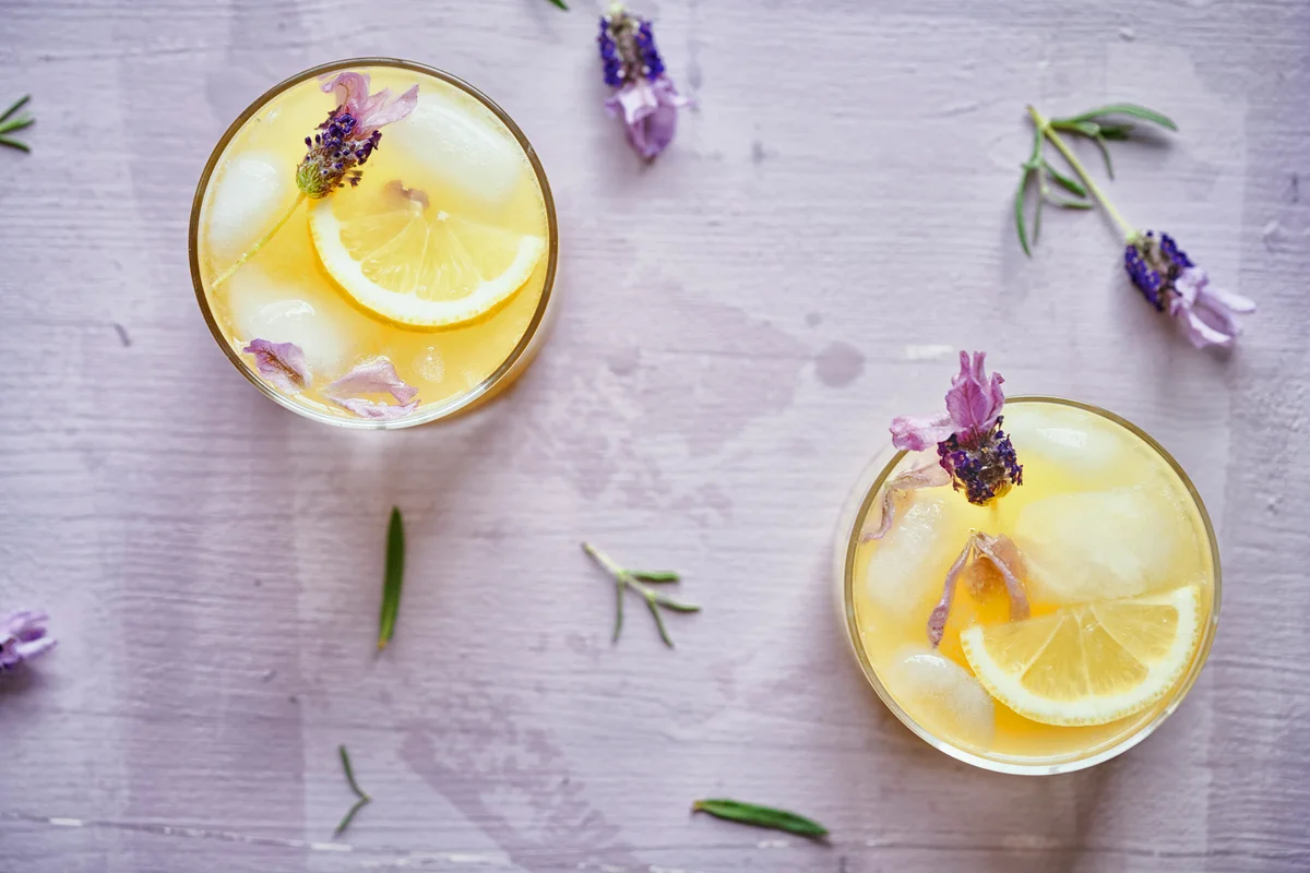 Honey and lavender martini