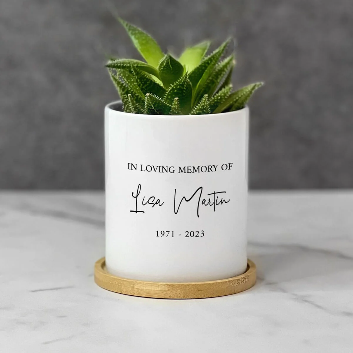 Personalized Memorial Gift, In Loving Memory Planter