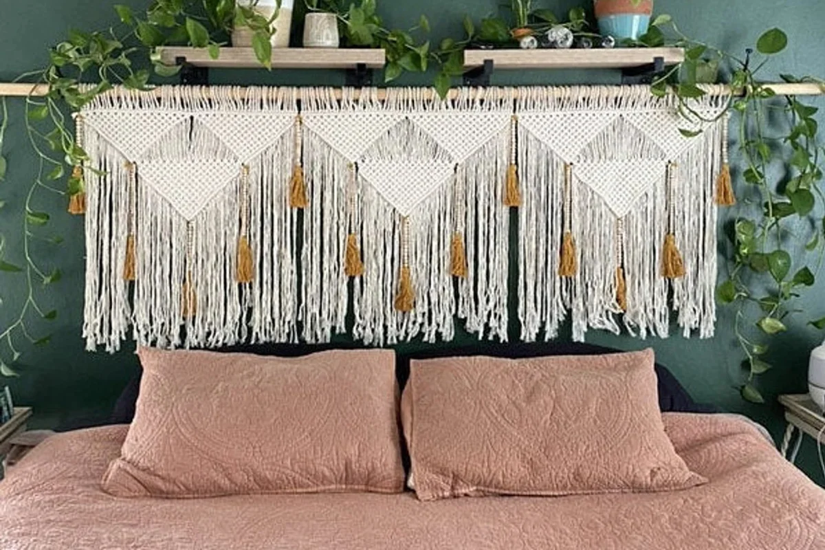 Macrame Headboard