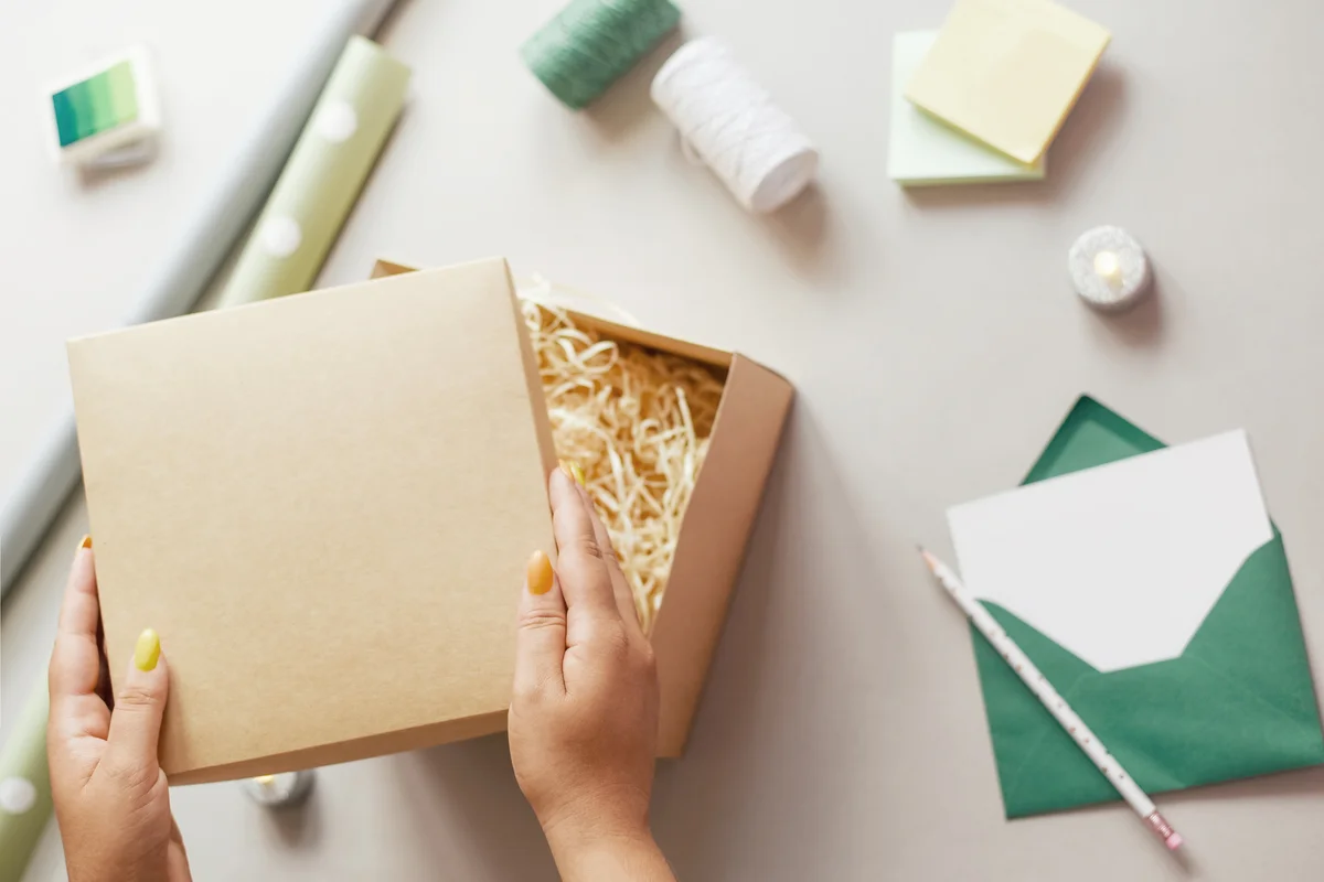 Cardboard box gift
