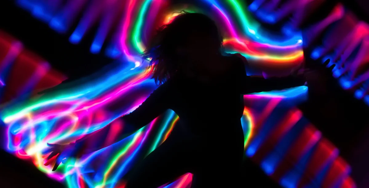 neon dance party