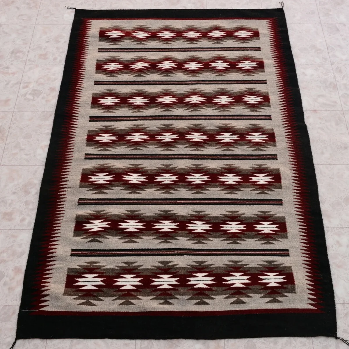 Navajo Chinle Stars Wool Rug by Alyssa Harrison