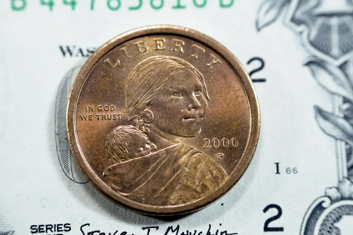 The golden Sacagawea dollar series 2000