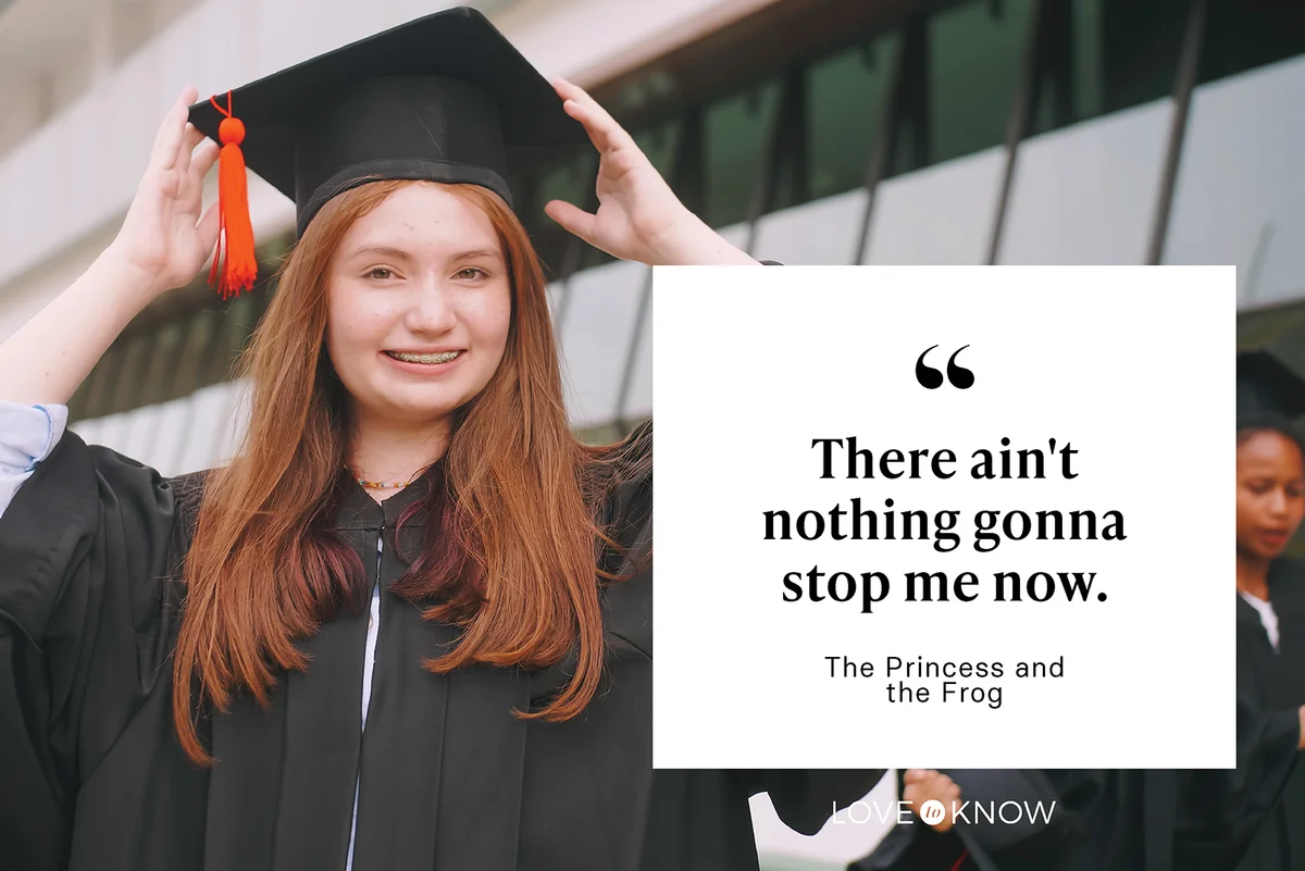 Girl celebrating her graduation day