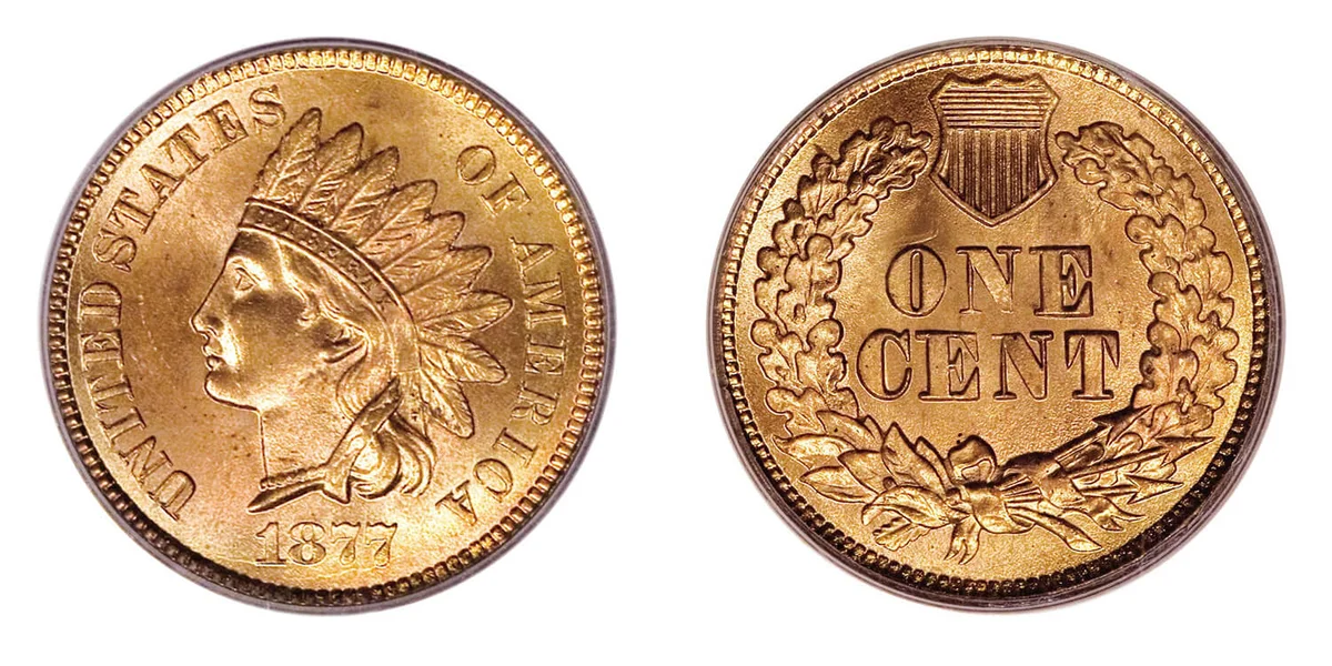 1877 Indian Head Penny