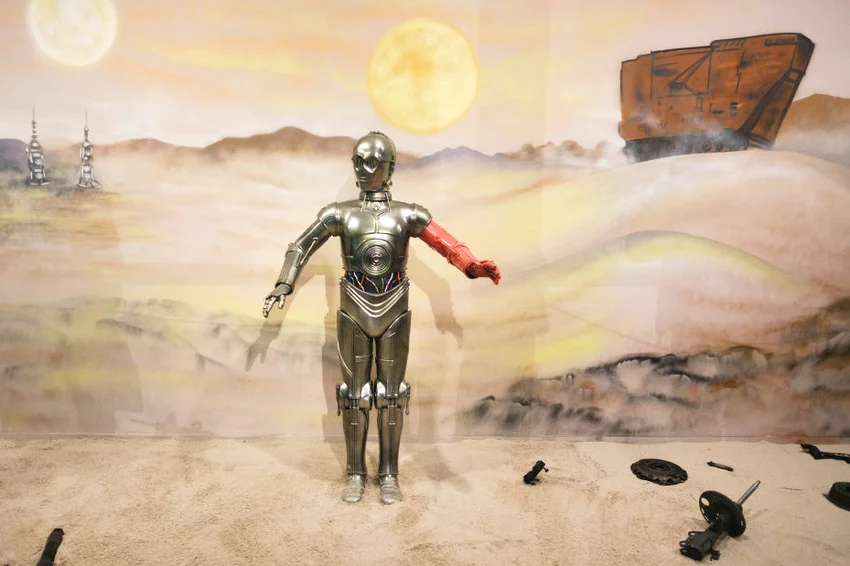 A figure of the character C-3PO