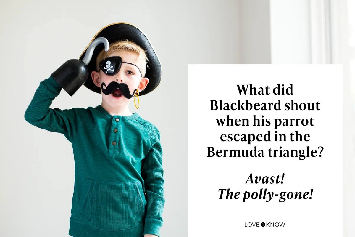 Boy dressed up as pirate