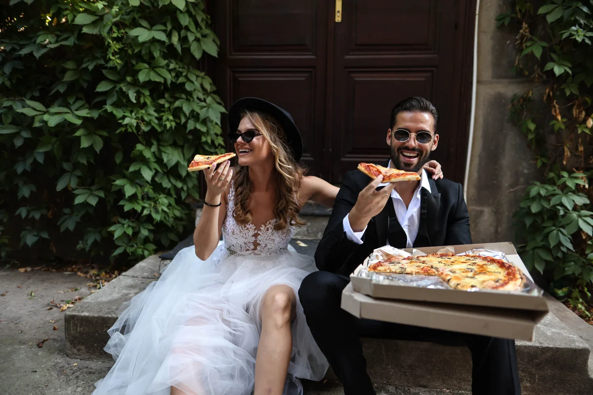 wedding pizza