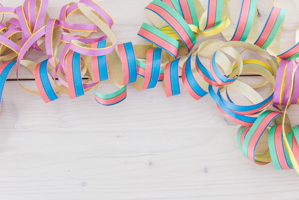 dip dye streamers