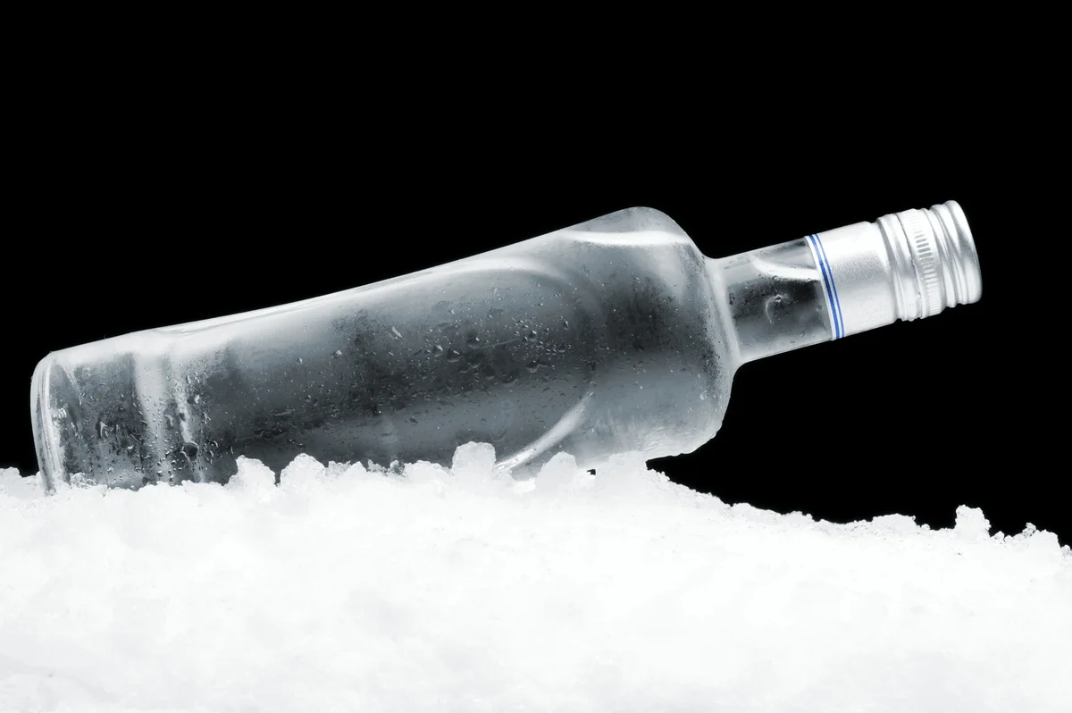 vodka on ice