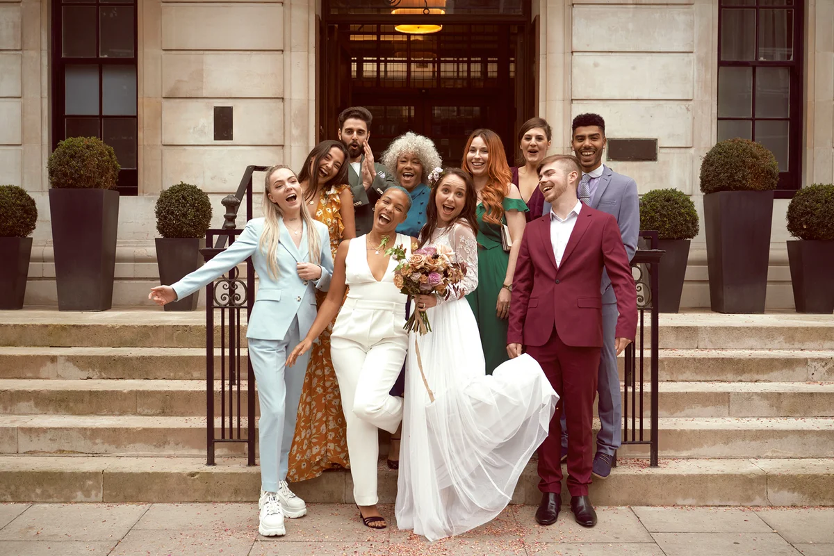 wedding with friends